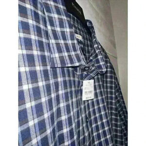 NEW JoS A Bank Ms 3XLT Shirt Tattersall Plaid Casual Dress Slim Fit Button Down